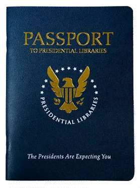 Blue Passport to Presidential Libraries booklet